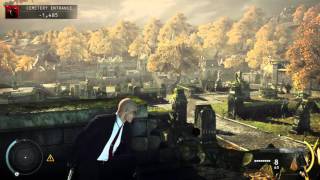 Hitman Absolution (PC Gameplay) - Cemetery Entrance - All Headshots