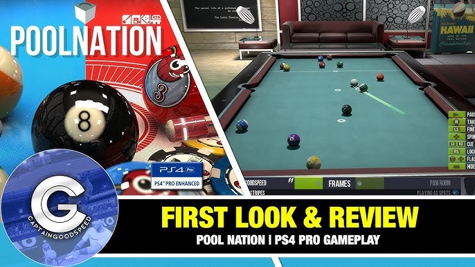 Pool Nation FX (Simulador de sinuca) - Como está o jogo nos dias