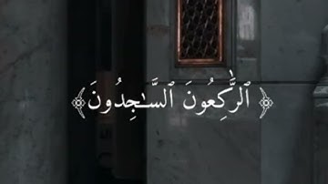 ﴿التّائِبونَ العابِدونَ الحامِدونَ السّائِحونَ﴾  سورة التوبة للقارئ عبدالبديع غيلان