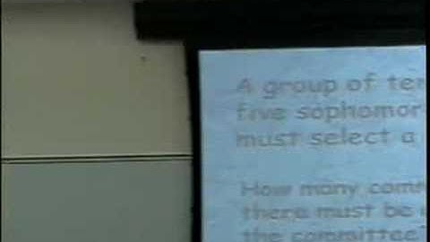 Permutations and Combinations (part 2)