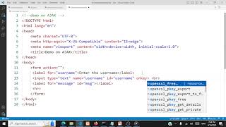 AJAX - Introduction and Demo