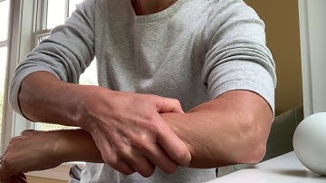 Find and massage trigger points in your forearm