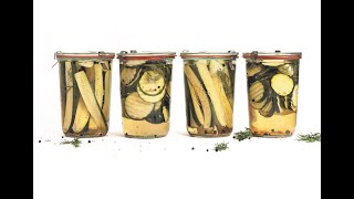 Zucchini Pickles Zucchini Pickles