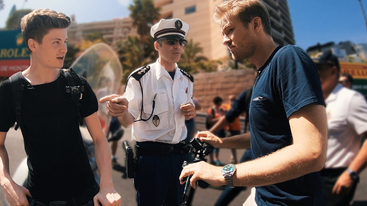 Polizei stoppt Nico Rosberg & uns in Monaco!