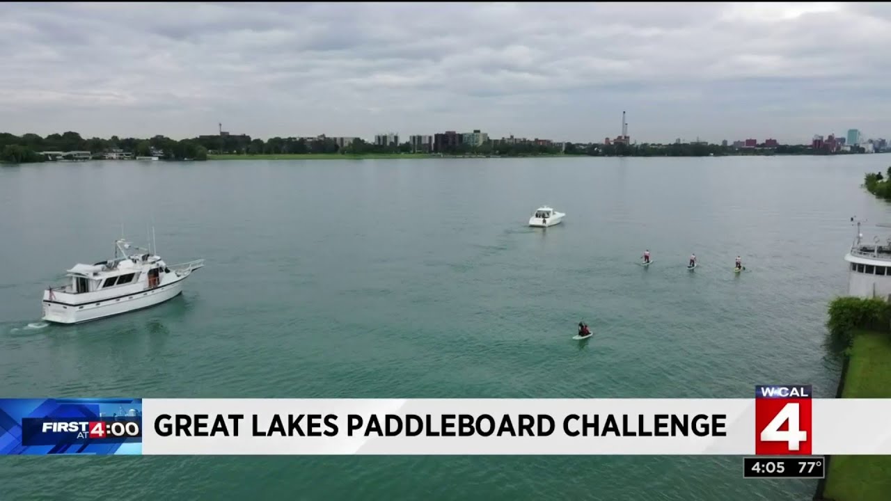 Great lakes paddle board challenge YouTube
