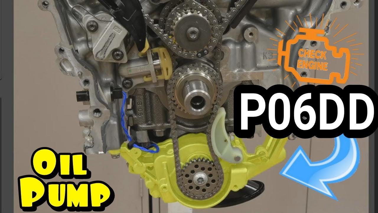 How to replace a OIL Pump. Oil light flickering P06DD P0522 P06DE. Dodge   Pentastar ticking noise - YouTube