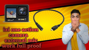 😱IZI One Action Camera External Mic Full Solution🫡