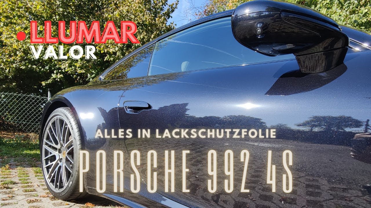 Porsche Carrera 4s - Interieur und Lack komplett in Lackschutzfolie / 