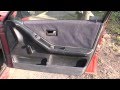 Замена карты двери Ауди 80 / Changeover of an upholstery of a door Audi 80