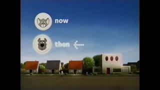 Cartoon Network City era Now\/Then bumper: Tom and Jerry to Scooby-Doo Where Are You! (Early 2006)