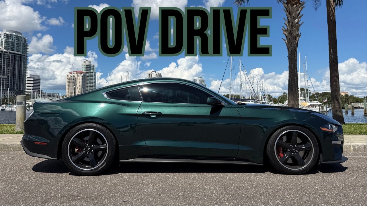 POV - 2019 Mustang Bullitt Relaxing Drive.
