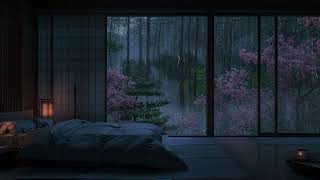 Gentle Rain On Windowpane  Relaxing Nature Rain Sounds For Sleep & Study  Ambient Rainfall Sounds