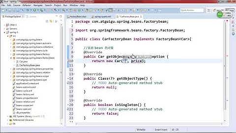 12  尚硅谷 佟刚 Spring 通过 FactoryBean 配置 Bean