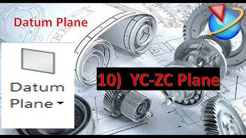 1.3 How to create datum plane using YC-ZC plane. #YC-ZC plane #datum