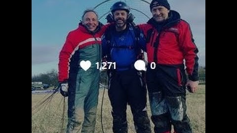 UK Paramotor Student First Landing - Super Training Uk