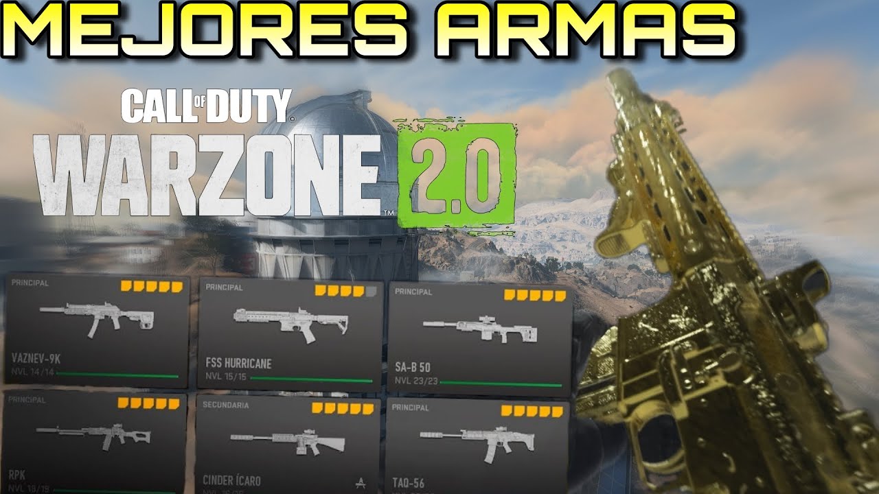 LAS MEJORES ARMAS PARA WARZONE 2 (CLASES META DE WARZONE 2) - YouTube