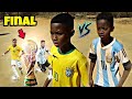 Brasil vs Argentina FINAL da Copa do Mundo de crianças (Mundialitalo 2018)