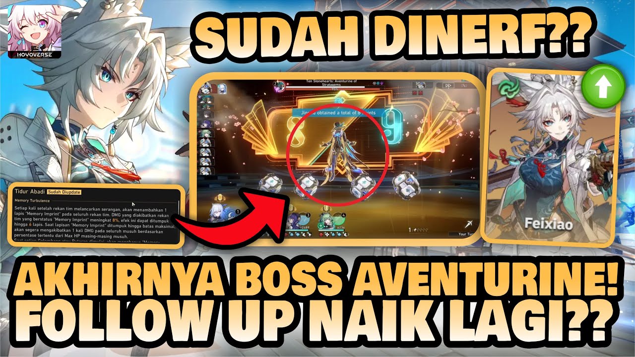 AKHIRNYA BOSS AVENTURINE!! Sudah Dinerf?? Meta Follow Up Lagi?? 🤔 | Honkai: Star Rail