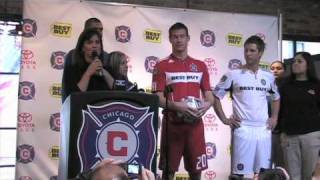 Chicago Fire 2010 Jersey Unveiling