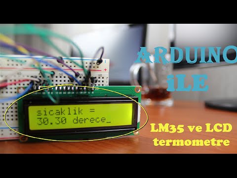 LM35 ve LCD ile Arduino Termometre
