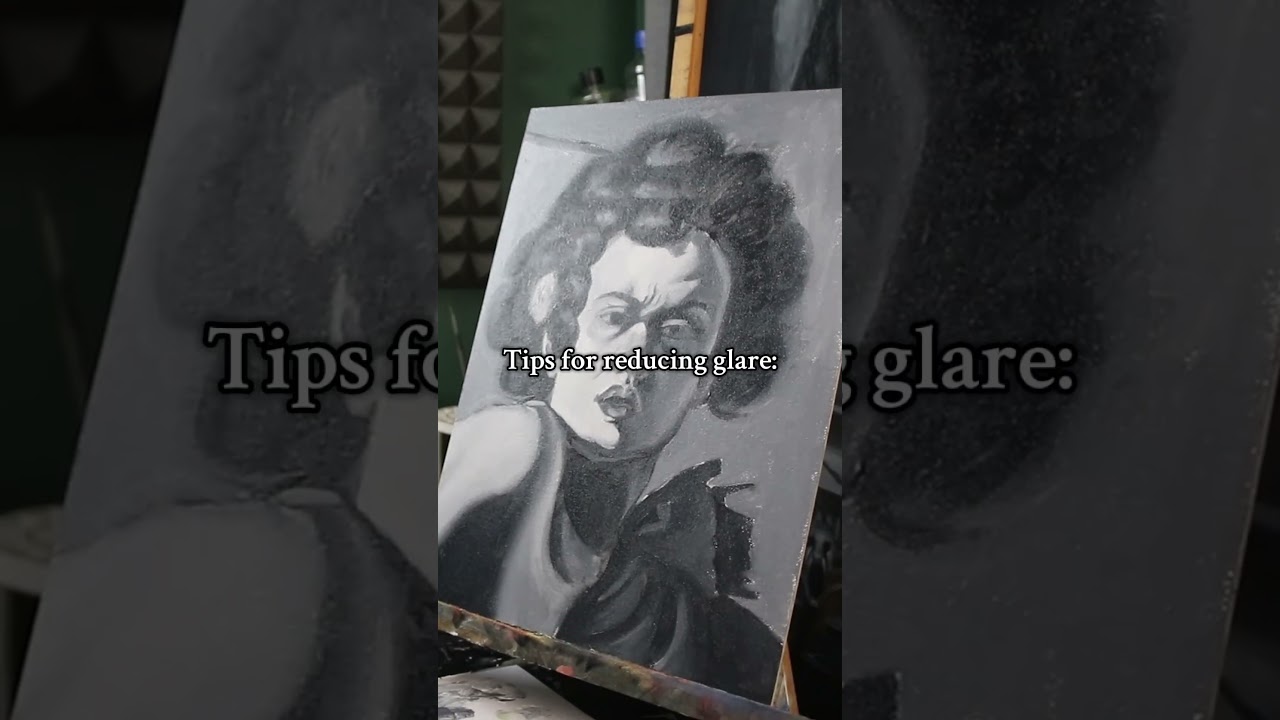 Tips for Reducing Glare on Your Paintings 