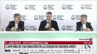 Vacuna Contra La Gripe, El Covid Y La Bronquiolitis En Caba; Conferencia De Prensa De Jorge Macri