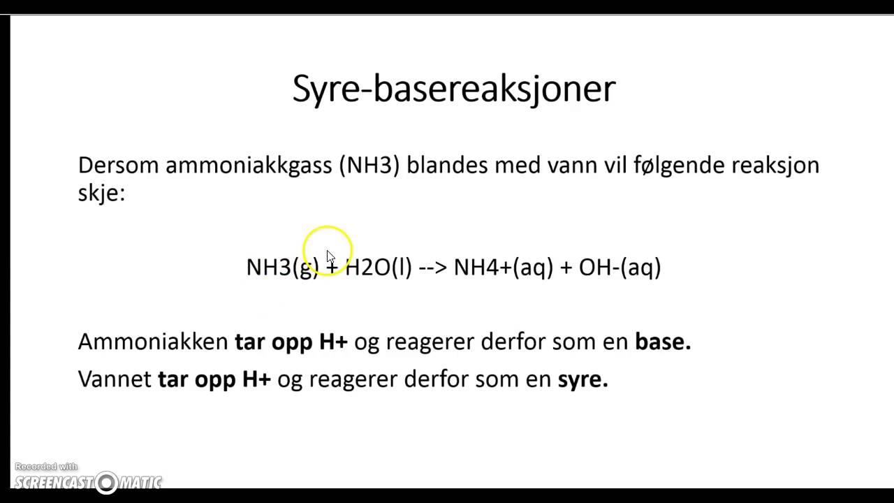 Syrer og baser - YouTube