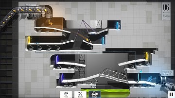 Bridge Constructor Portal Level 6