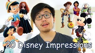 20 Disney Character Impressions