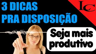 🔥 Volte Rapidamente a ter DISPOSIÇÃO E PRODUTIVIDADE 🚀