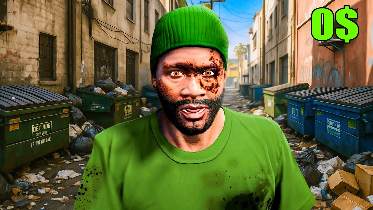 VIVRE COMME UN SANS-ABRI SUR GTA 5... (J'ai tout perdu)