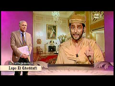Gene Gnocchi intervista il figlio di Gheddafi -Tin...