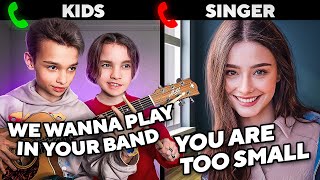 VIRTUOSO-KIDS at AN INTERVIEW for A MUSIC BAND