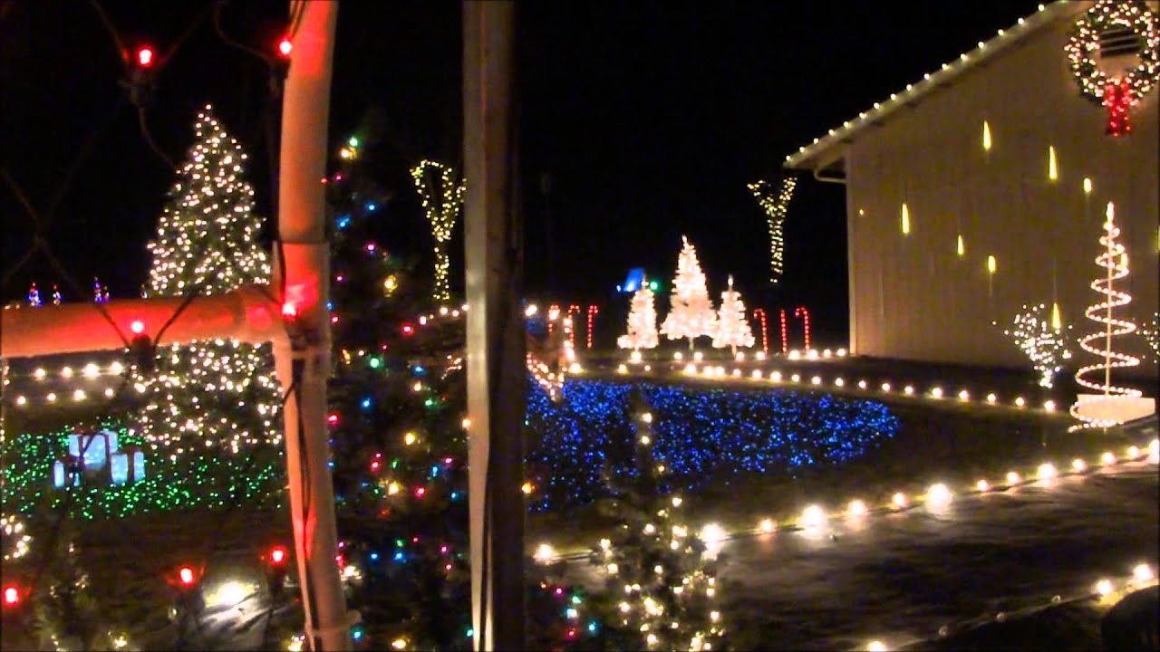 Winter Light Show Evergreen Church YouTube