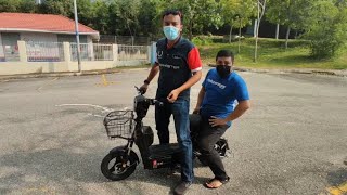 Basikal Eletrik SIKKA (boleh bawa sampai 40km)