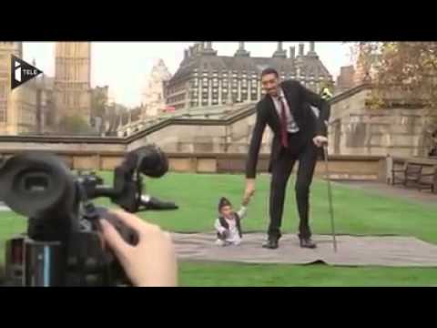 Daawo Ninka Aduunka Ugu Dheer Iyo Ninka Ugu Gaaban Oo Ku Wada KulmaY Barnaamij Tv