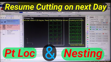 How to Resume LASER Cutting After POWER Failure - Start cutting where it Stops.