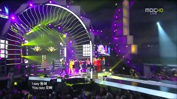 111231 MBC Gayo Daejun Super Junior DongHae, EunHyuk + SHINee