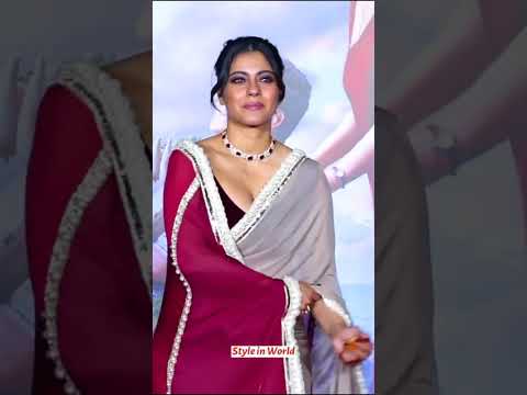 Kajol I Kajol Devgan Looking Stunning in Saree #shorts #ytshorts