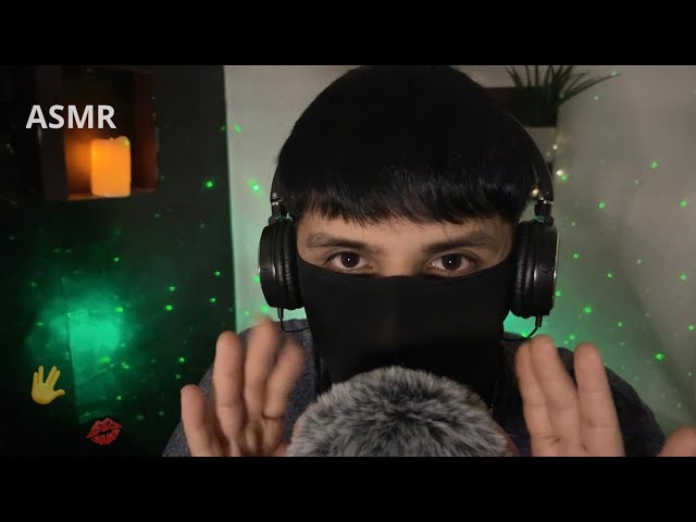 ASMR Hands Sounds👋y Mouth Sounds💋 + Sonido de lluvia 🌧️ y Chicle