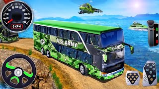 Army Soldier Bus Driving Simulator - Offroad US Transport Duty Driver - Android GamePlay screenshot 3