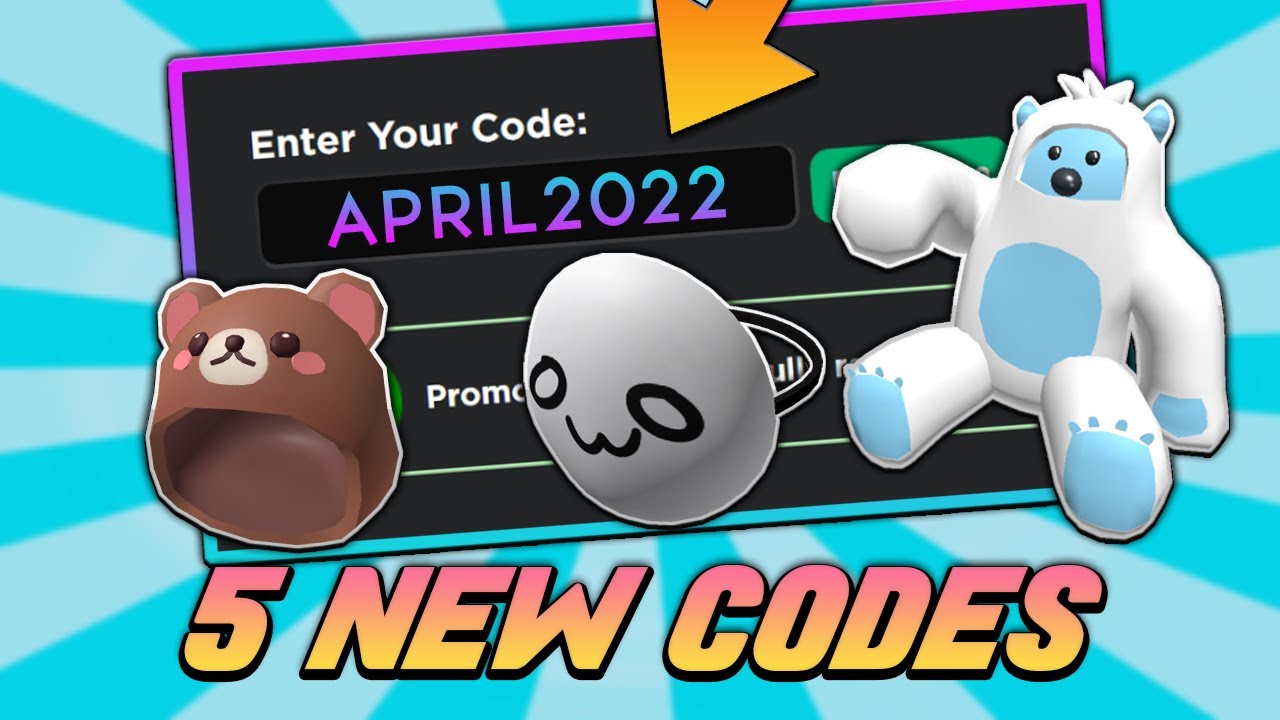 5 NEW CODES!* April 2022 Roblox Promo Codes For FREE Hats and FREE