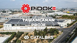 Çatalbaş Elektrik | Pidok Plastik’in (Pidok-5) 1.227 kWp Çatı Üzeri GES
