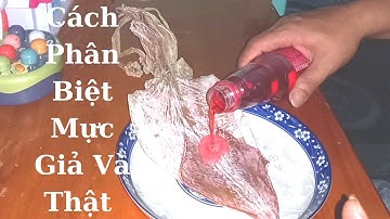 Khô Mực Giả Hay Thật Là Làm Cách Này Là Biết Ngay/Cách Phân Biệt Khô Mực Giả Và Khô Mực Thật