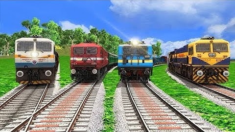 Indian train ajmer junction railway station || भारतीय रेल गेम update #indianrailways #indiantrain