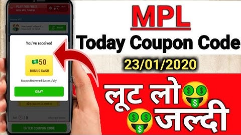 MPL Coupon Code Today | Mpl new coupon code today | mpl 50 rupees coupon code