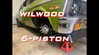 Wilwood 6 Piston Front Brake Install on 1971 Nova