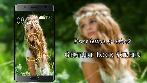 SCREEN LOCK GESTURE LOCK SCREEN DRAW SIGNATURE & LETTER LOCK 🔥🔥 🔥