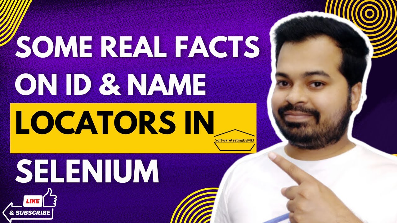 Facts on ID and Name Locators | 100% Practical Learning on Locators in ...
