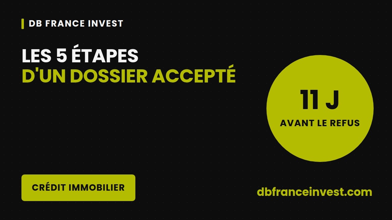 Crédit immobilier : les 5 étapes d'un dossier accepté